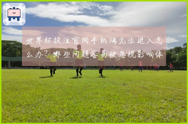 世界杯投注官网手机端无法进入怎么办？哪些问题容易被忽视影响体验