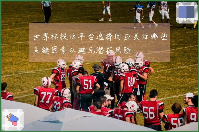 世界杯投注平台选择时应关注哪些关键因素以避免潜在风险